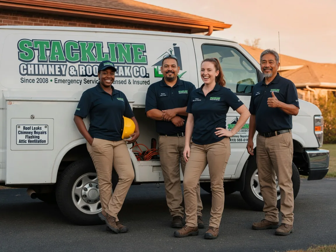 Chimney flashing repair company in West Salem, IL